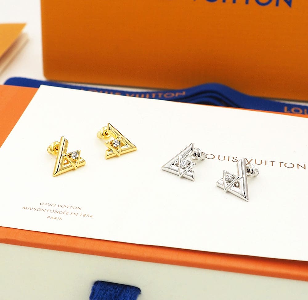 Louis Vuitton Volt One Earrings - 18K Gold