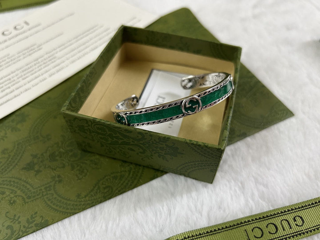 Gucci Double G Interlocking G Bangle Bracelet