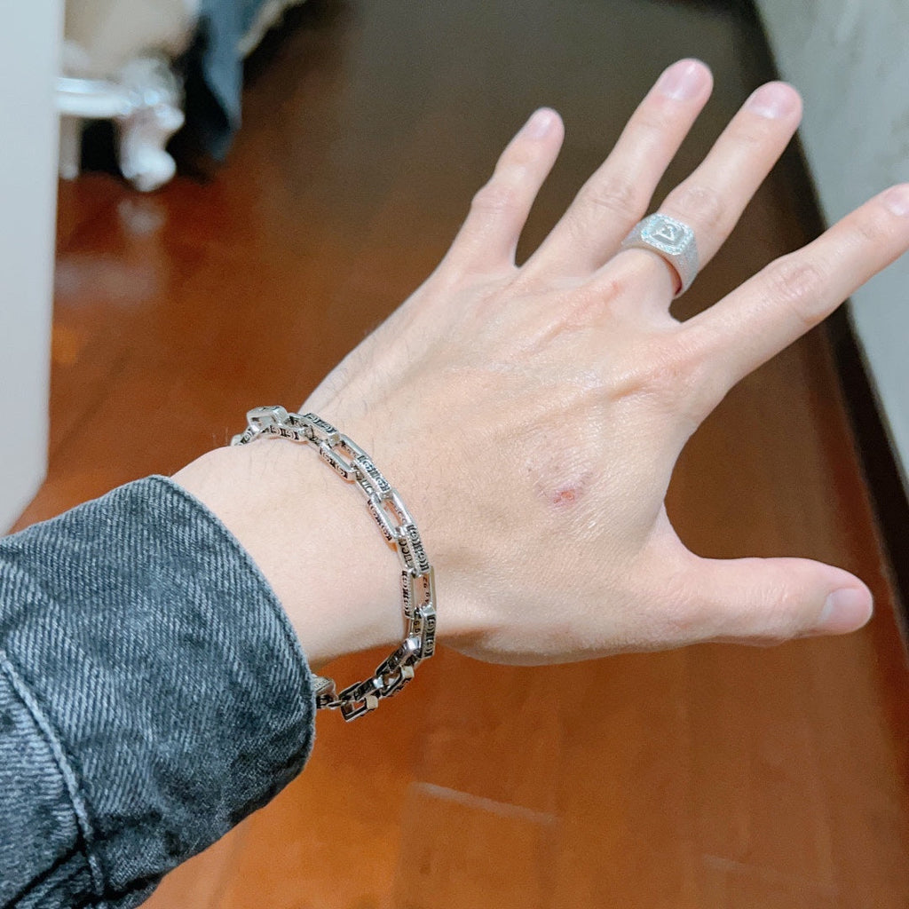 Gucci Double G Interlocking G Chain Bracelet