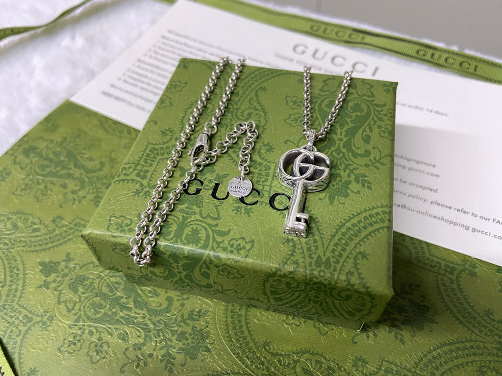 Gucci Double G Key Necklace