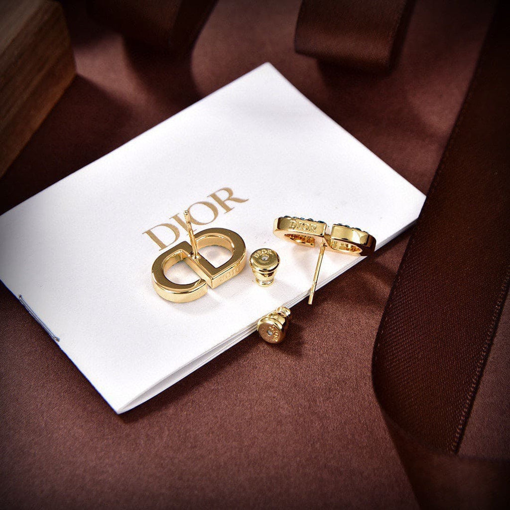 Dior Petit CD Stud Earrings