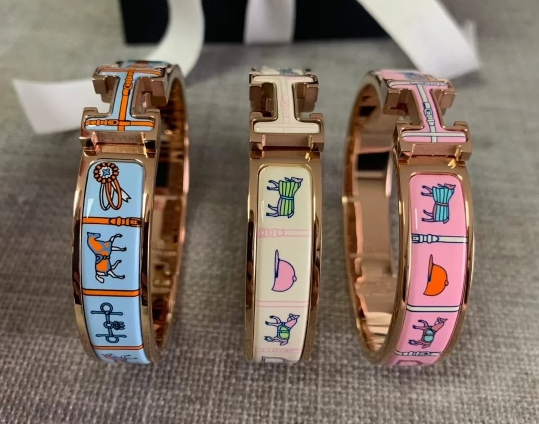 Hermes Clic H Couvertures Bracelet
