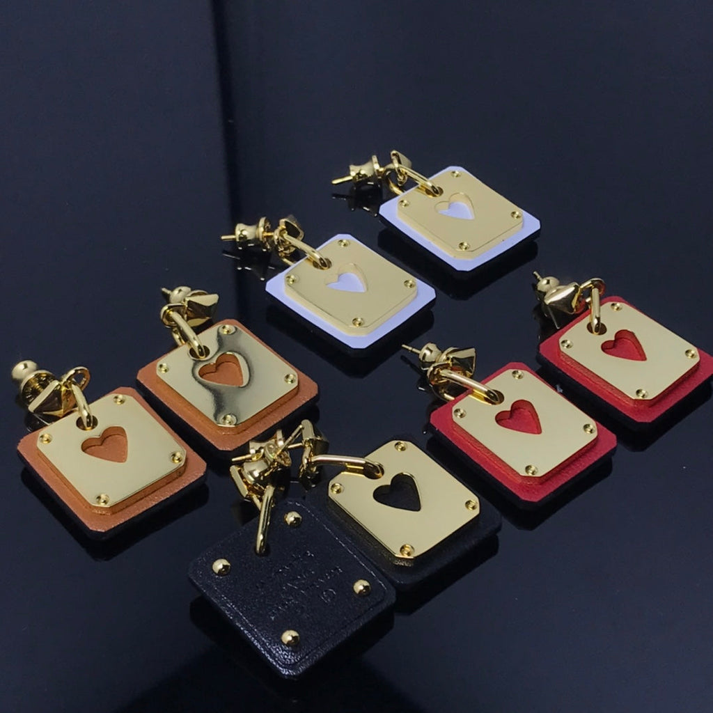 Hermes As De Celine Black Earrings