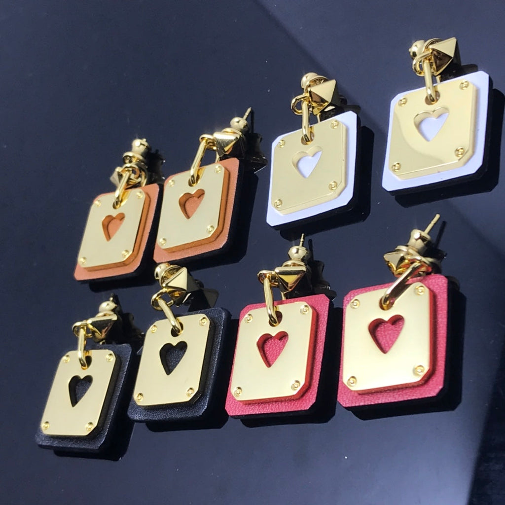 Hermes As De Celine Black Earrings