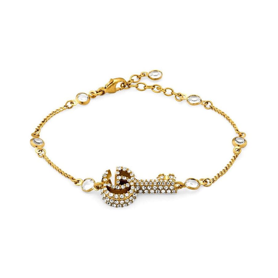 Gucci Double G Crystal Key Bracelet
