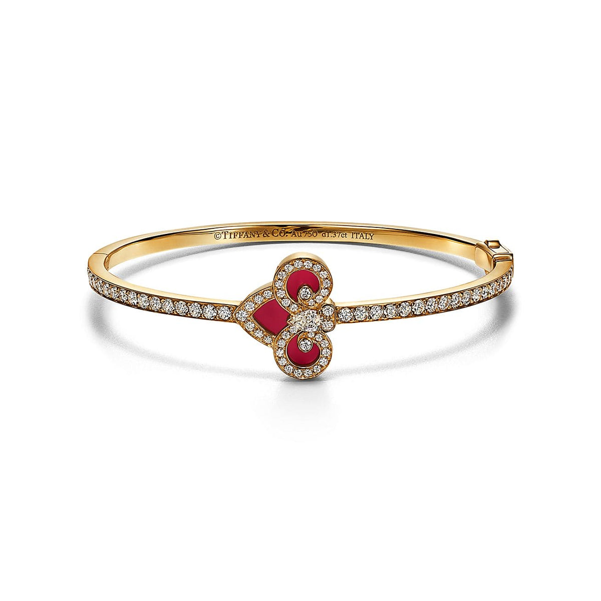 Tiffany Fleur De Lis Bracelet - 18K Yellow Gold