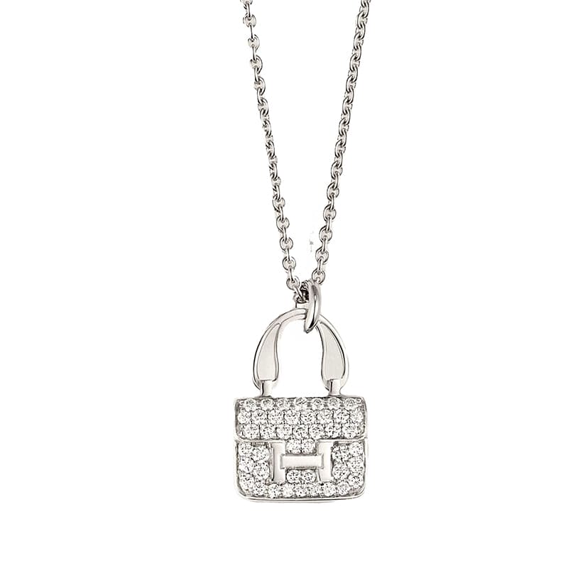 Hermes Amulettes Constance Pendant Necklace