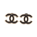 Chanel Black Earrings - 18K Yellow Gold
