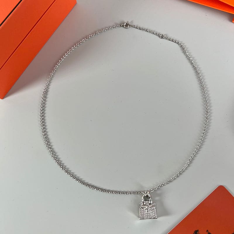 Hermes Amulettes Birkin Pendant Necklace