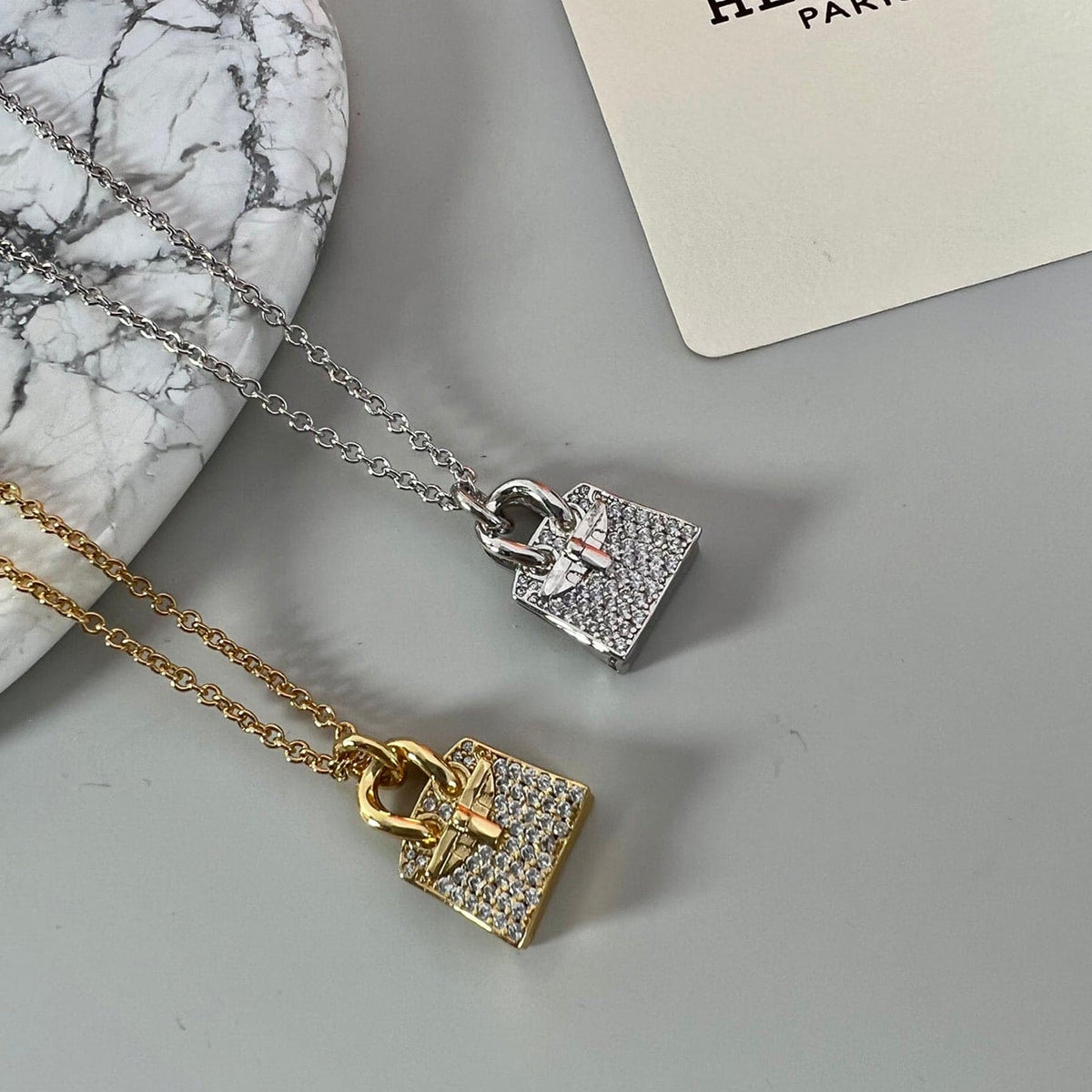 Hermes Amulettes Birkin Pendant Necklace