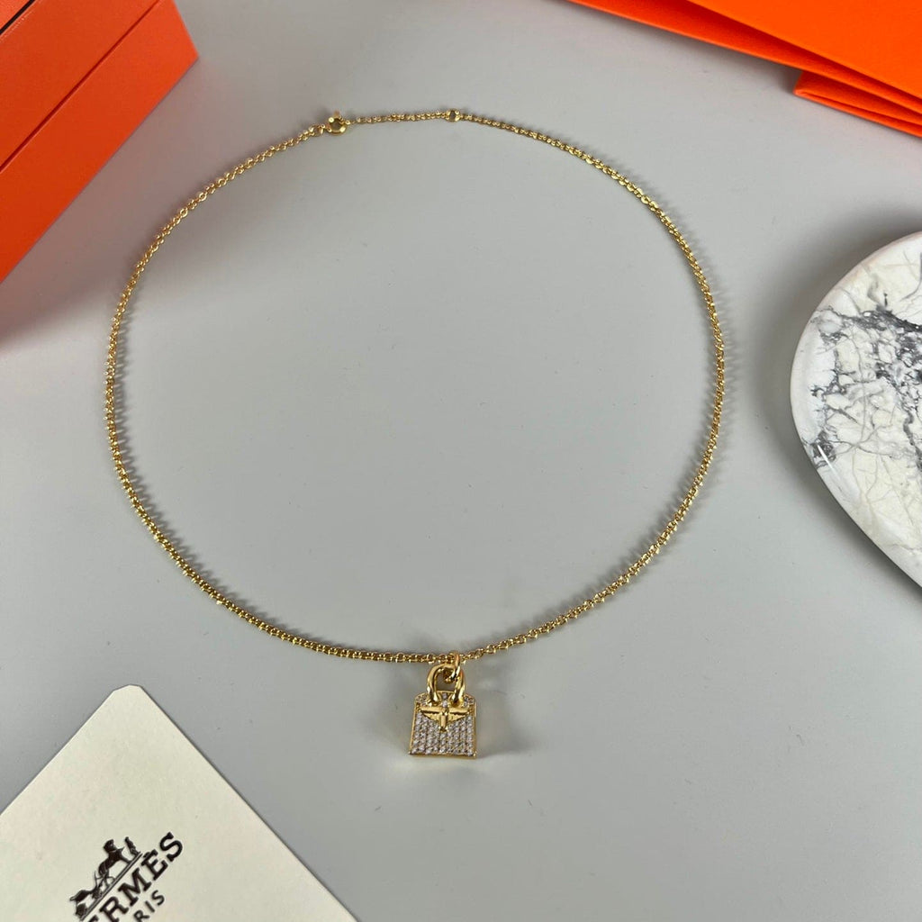 Hermes Amulettes Birkin Pendant Necklace