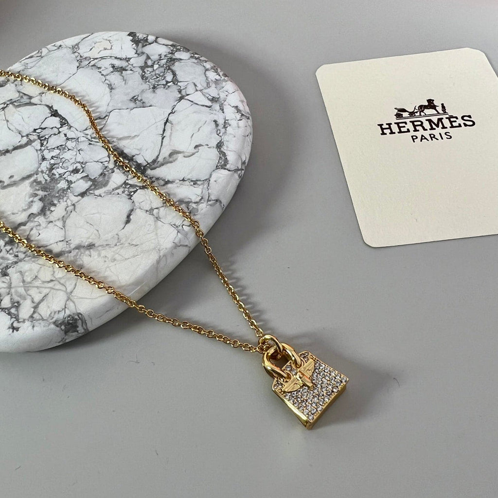 Hermes Amulettes Birkin Pendant Necklace