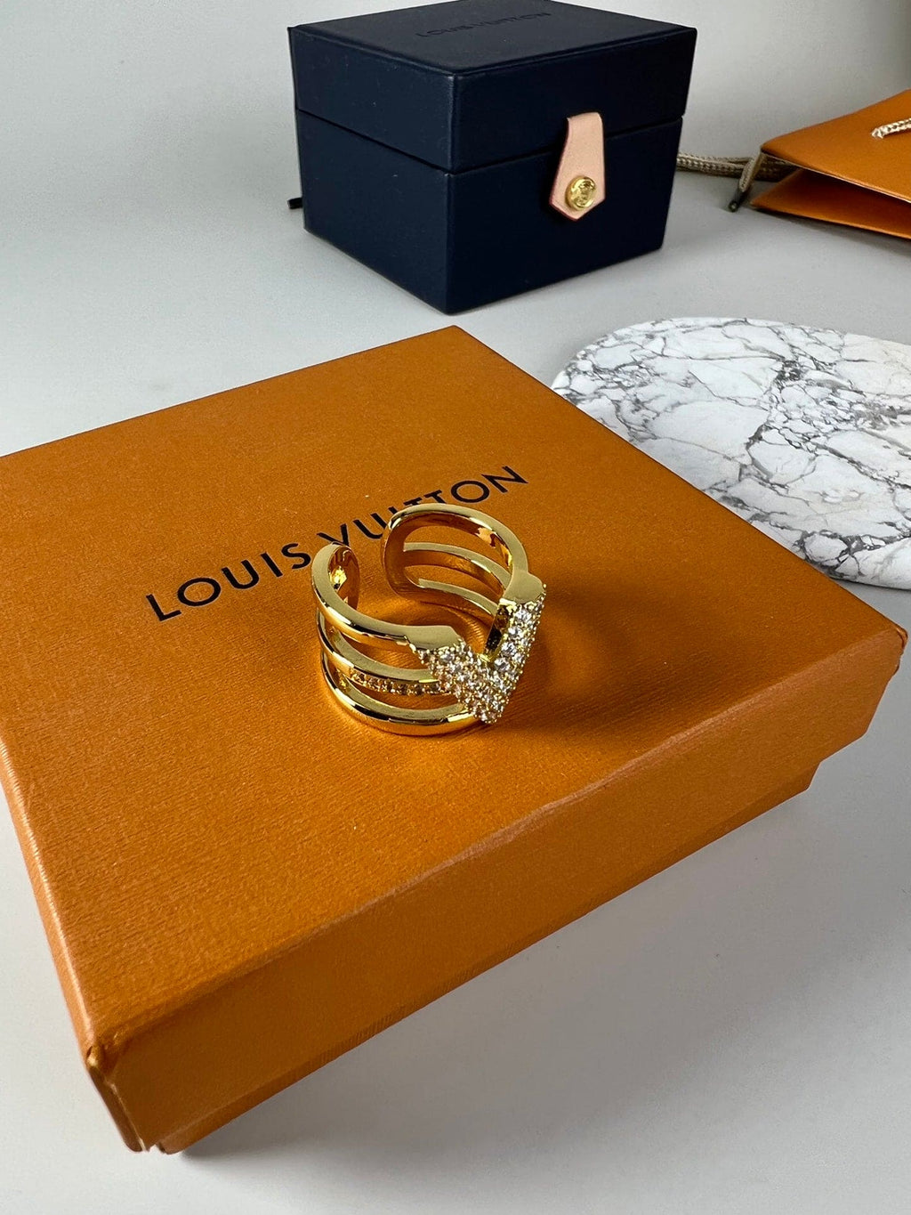 Louis Vuitton Volt Ring - 18K Yellow Gold