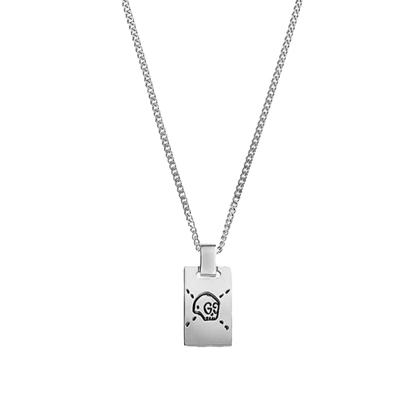 Gucci Double G Ghost Pendant Necklace
