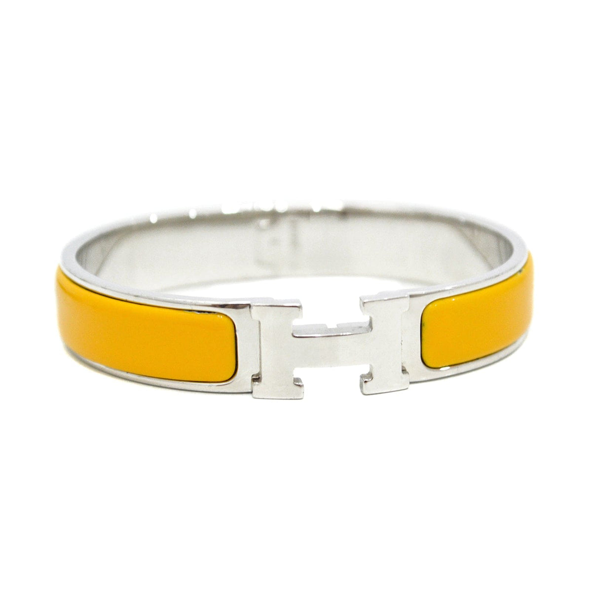 Hermes Clic H Yellow Bracelet