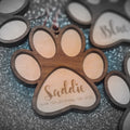 Dog Paw Print Ornament