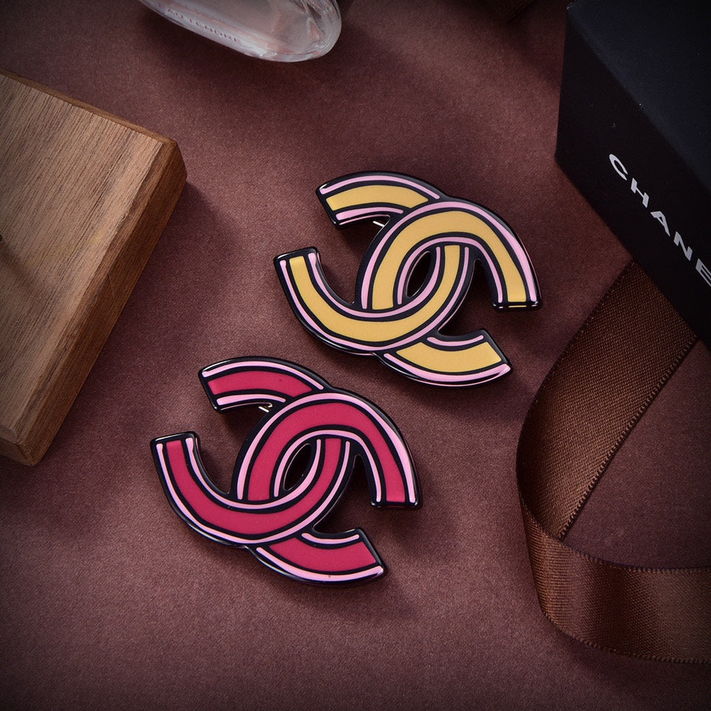 Chanel Yellow Brooch