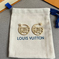 Louis Vuitton Script Earrings - 18K Gold