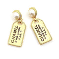 Chanel Paris Pearl Earrings - 18K Yellow Gold