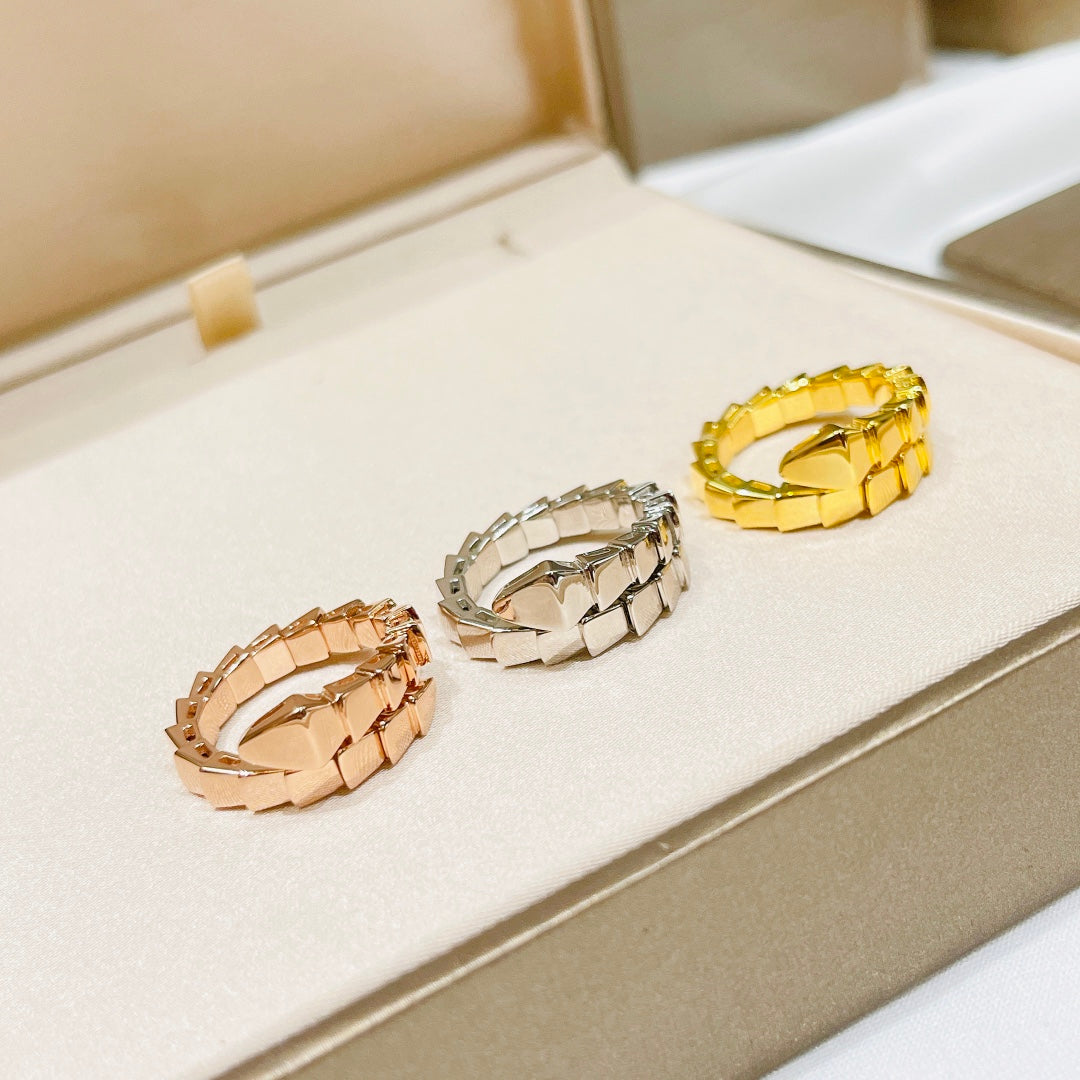 Bvlgari Serpenti Viper Ring - 18K Gold