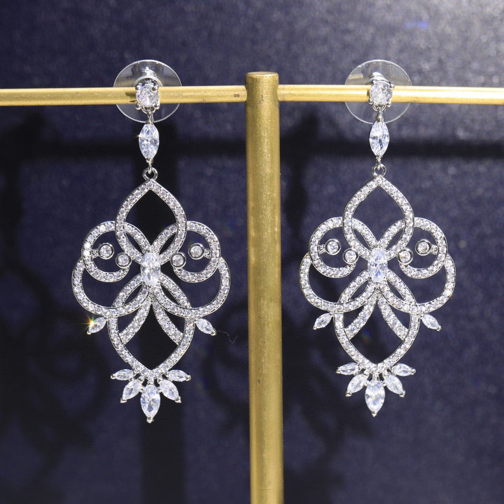 Mythical Journey Earrings - 18K White Gold