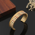 Celine Triomphe Ver Open Cuff Bracelet