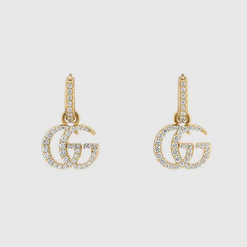 GucciDiamond Earrings - 18K Gold