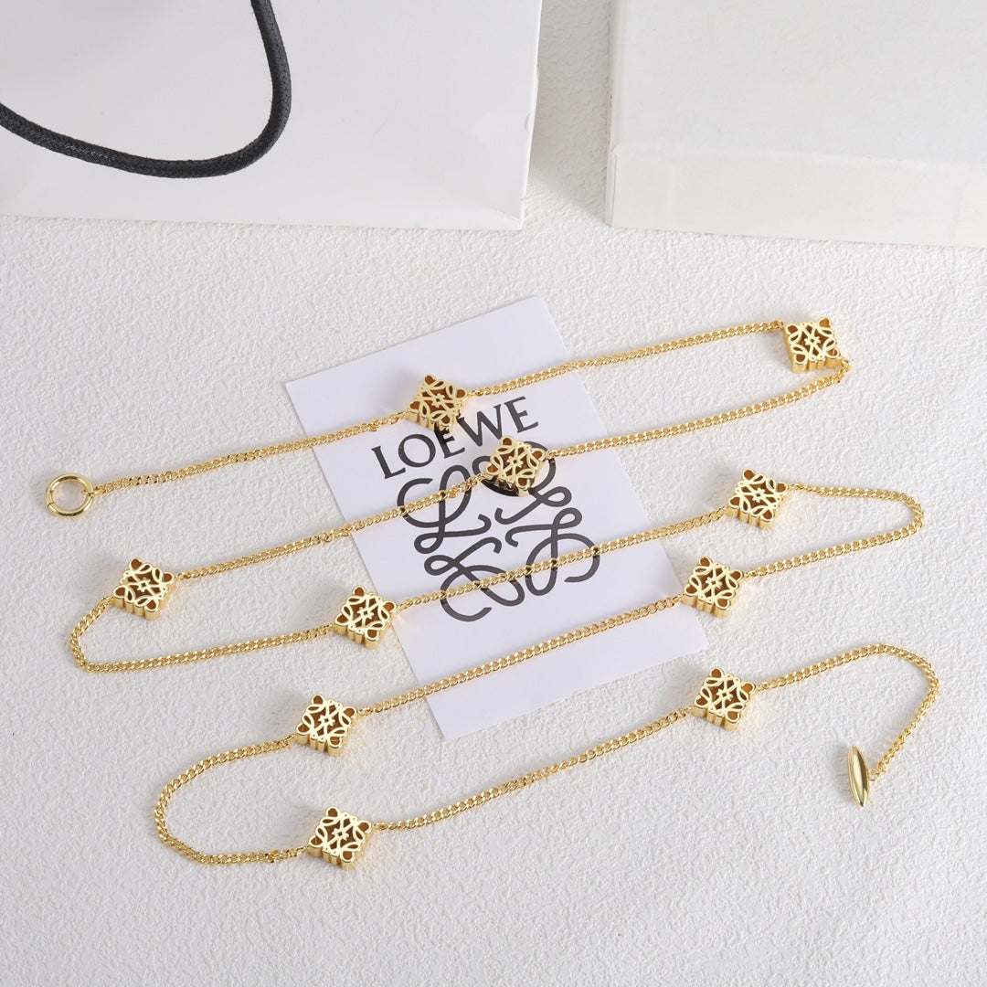 LOEWE Anagram Long Necklace