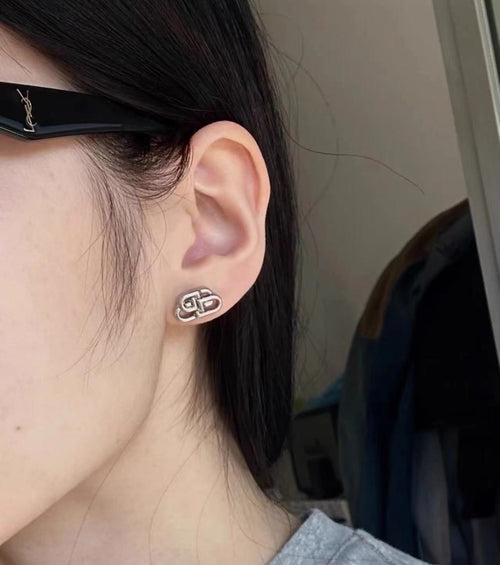 Balenciaga Vintage Earrings - 18K Gold