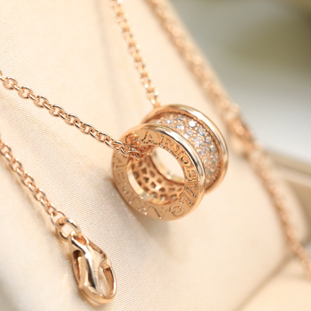 B.zero1 Diamond Necklace - 18K Gold