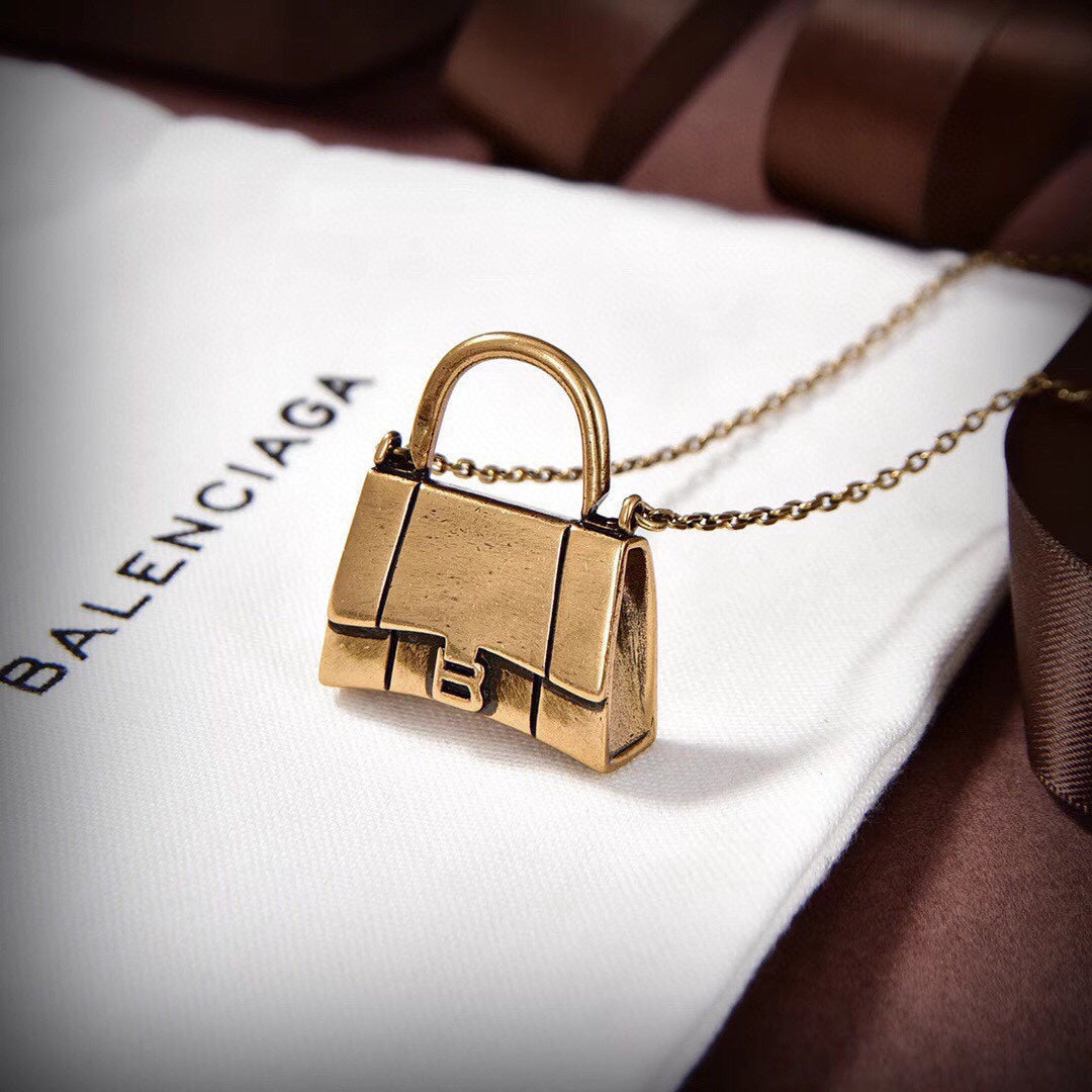 Balenciaga Hourglass Bag Necklace