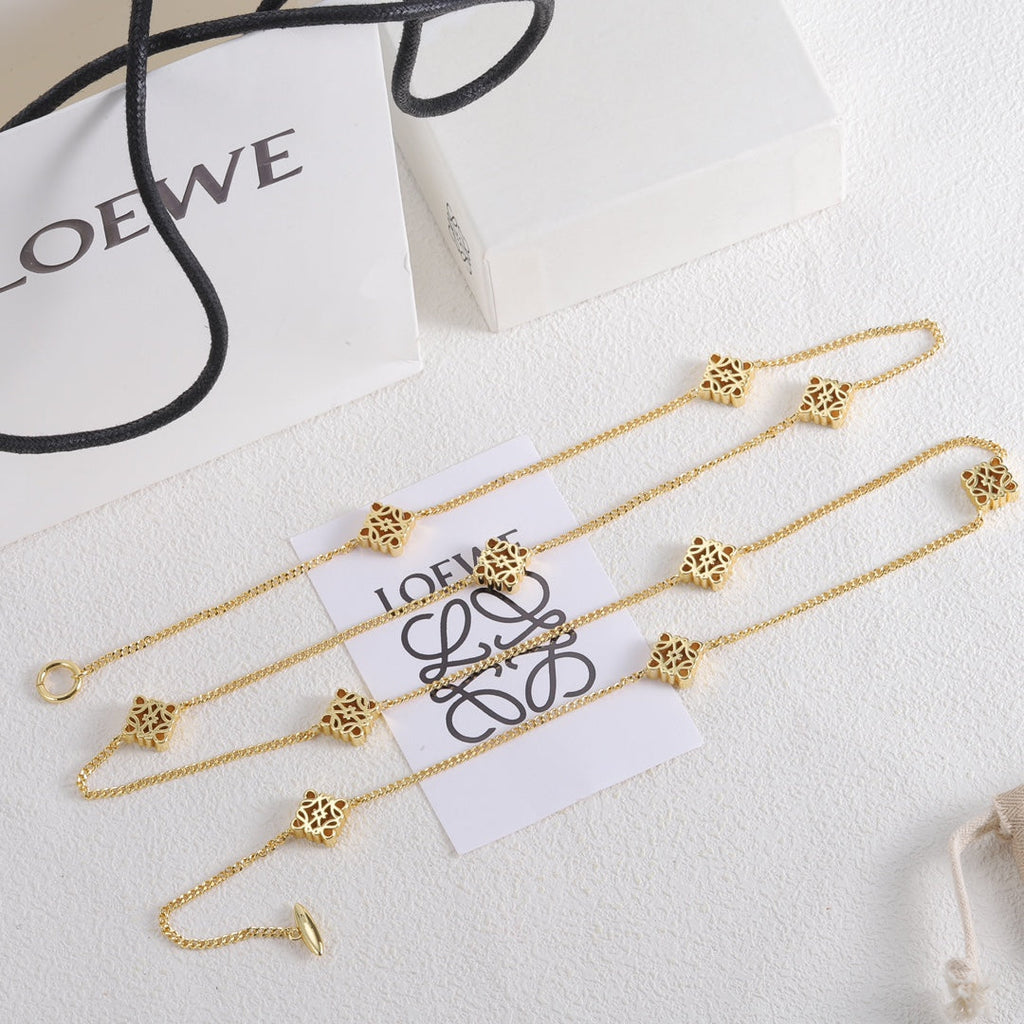 LOEWE Anagram Long Necklace