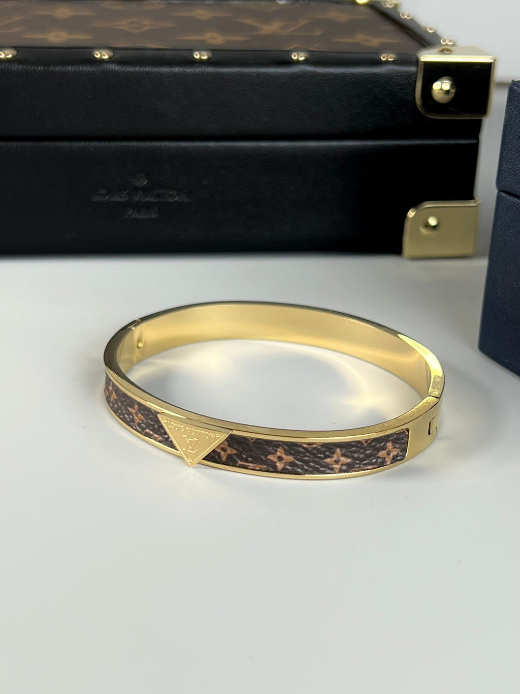 Louis Vuitton Vintage Leather Bracelet
