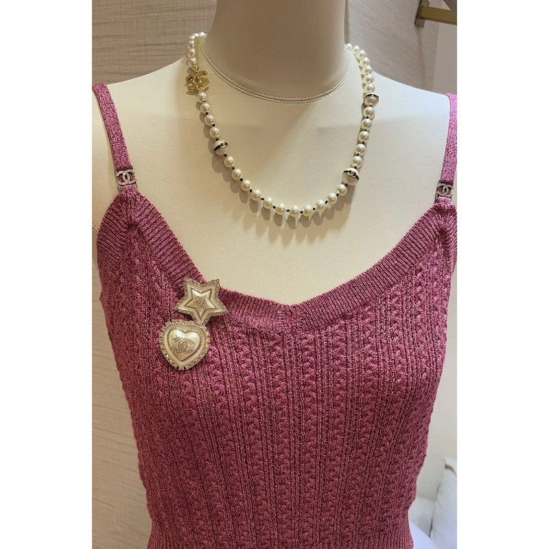 Chanel Star Pearl Brooch