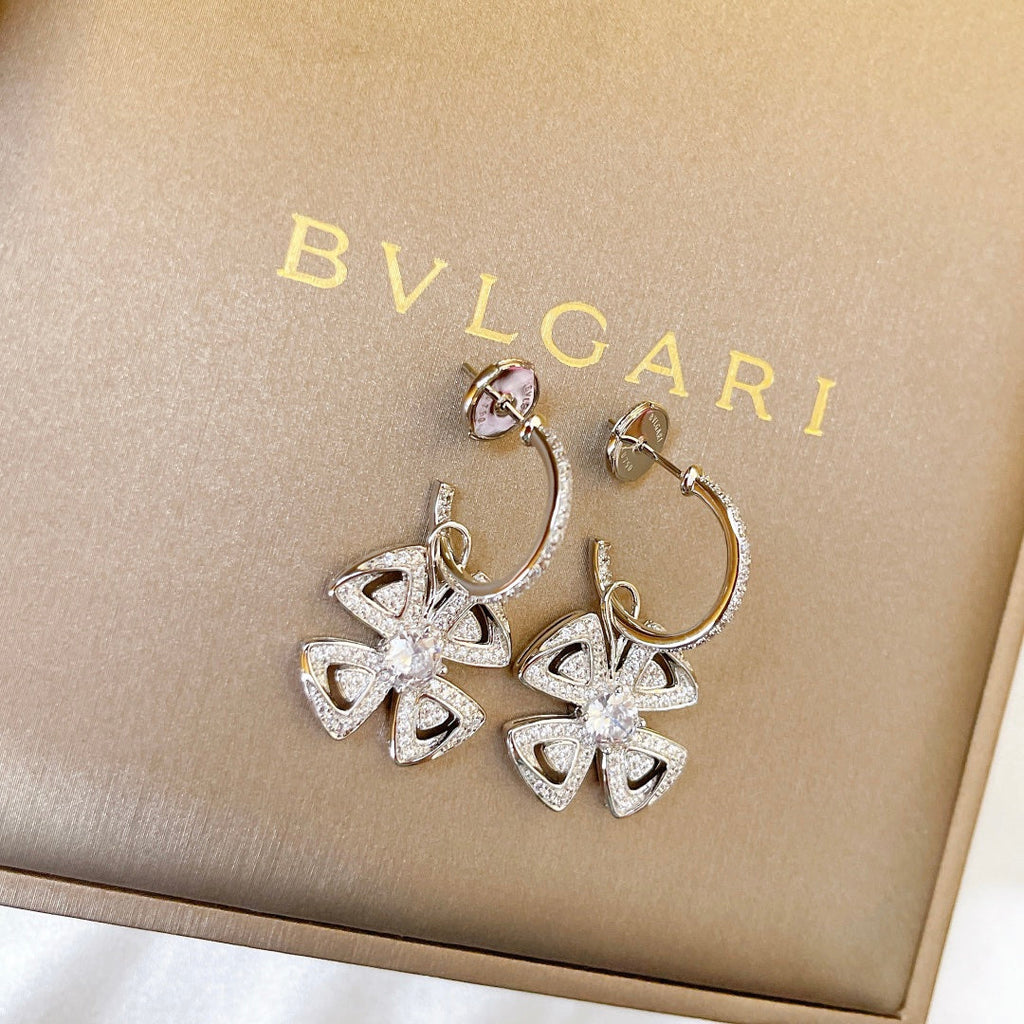 Bvlgari Fiorever Earrings - 18K White Gold