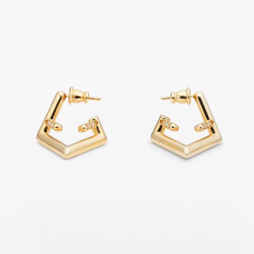 Fendi First Earrings - 18K Yellow Gold