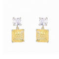 Bvlgari Crystal Earrings - 18K Yellow Gold