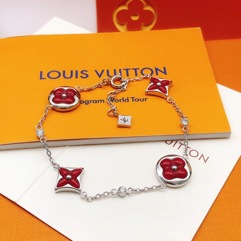 Louis Vuitton Blossom Red Flower Bracelet