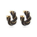 Bvlgari Black Earrings - 18K Yellow Gold