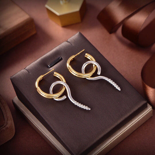 Balenciaga Screw Earrings - 18K Yellow Gold
