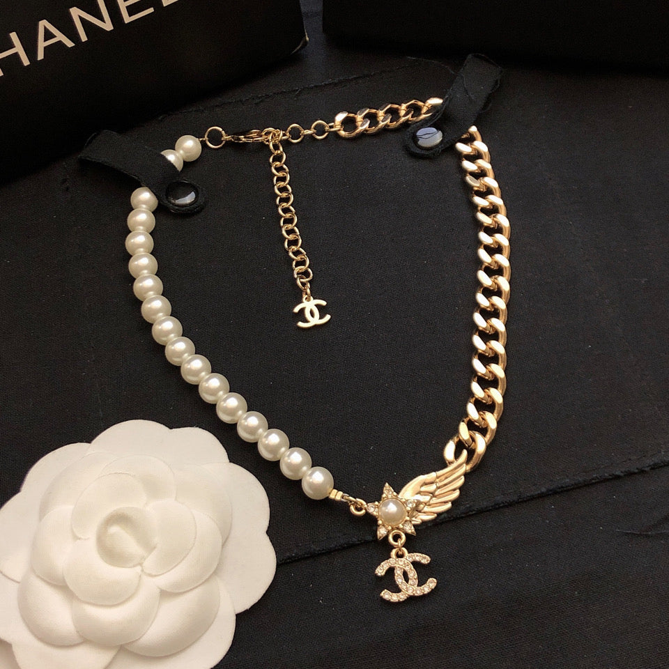 Chanel Wing Chain Necklace