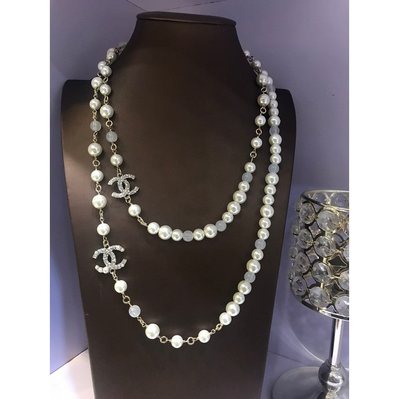 Chanel Long Pearl Necklace