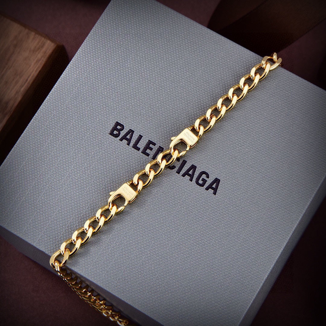 Balenciaga Icon Chain Diamond Necklace