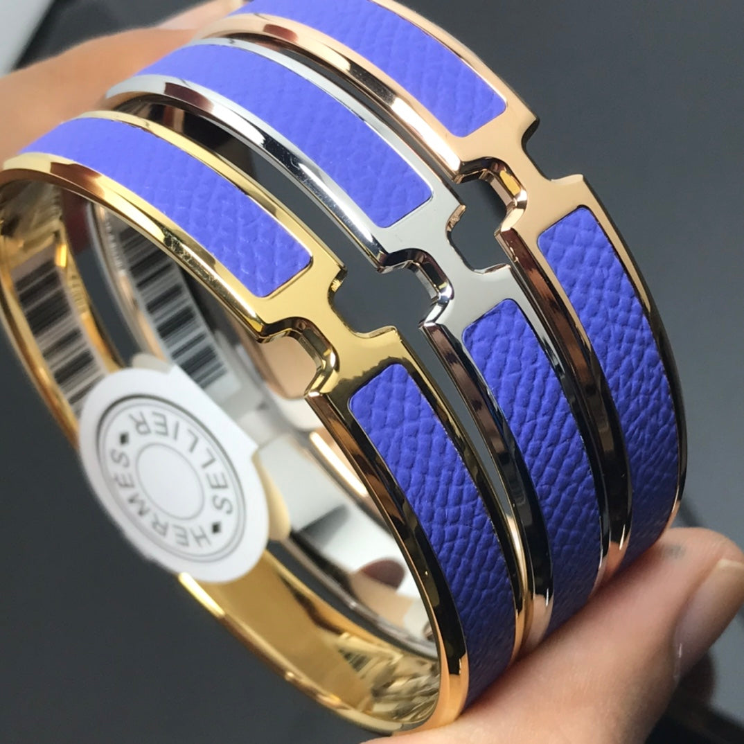 Hermes Olympe Light Purple Bracelet