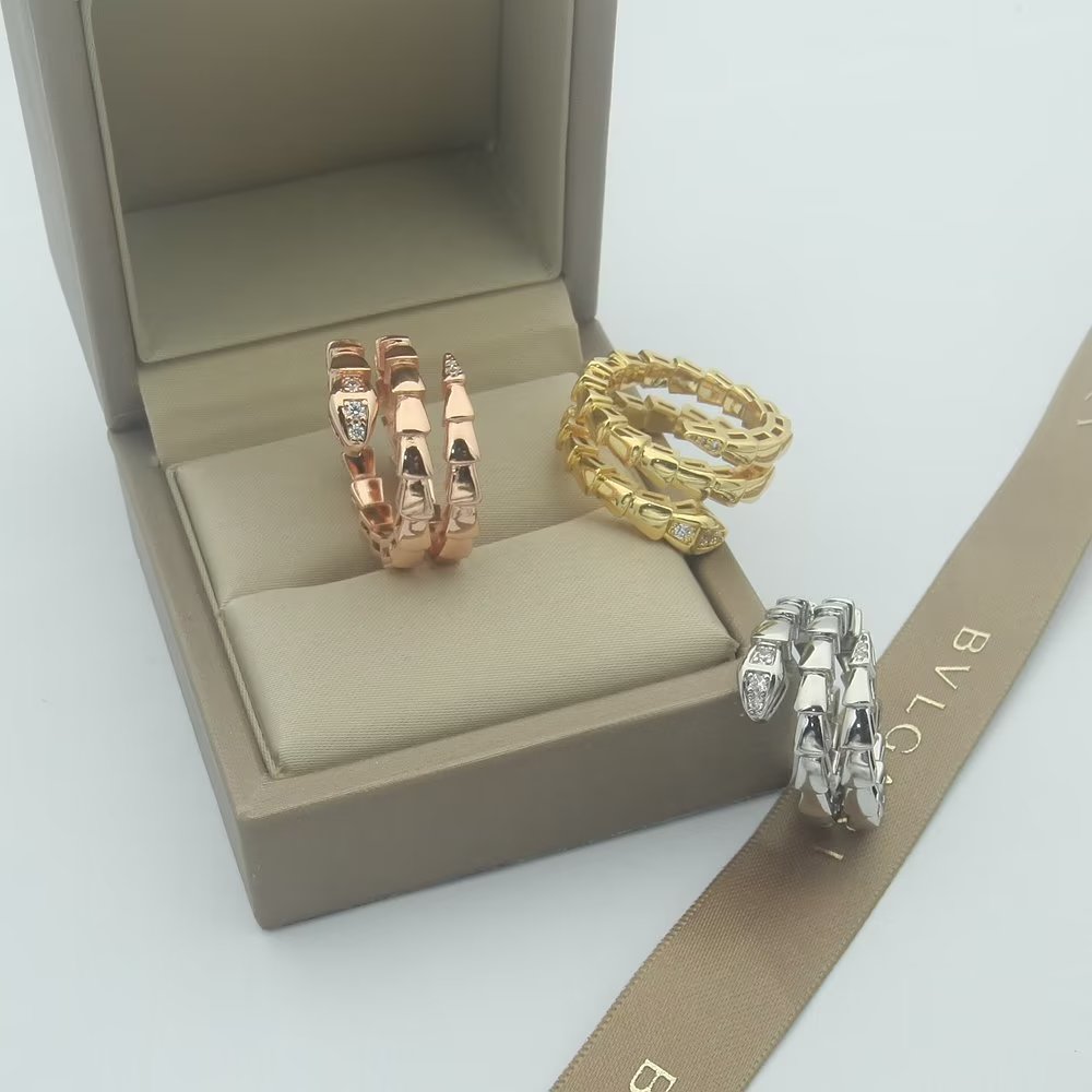 Bvlgari Serpenti Viper Demi Moissanite Ring - 18K Gold