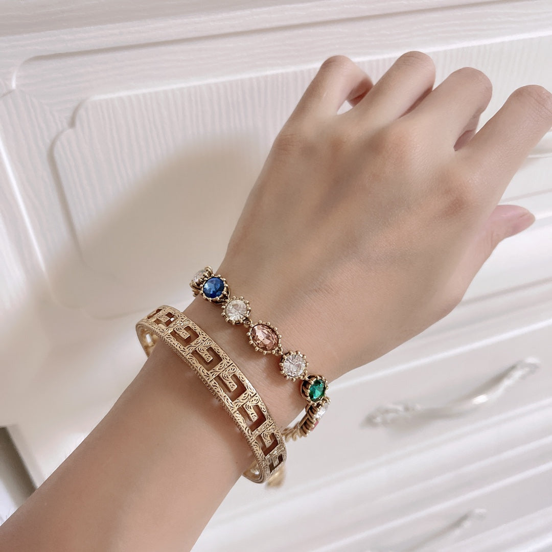 Gucci Double G Cube Bracelet