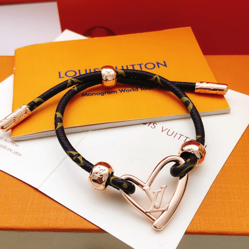 Louis Vuitton Heart Charm Bracelet