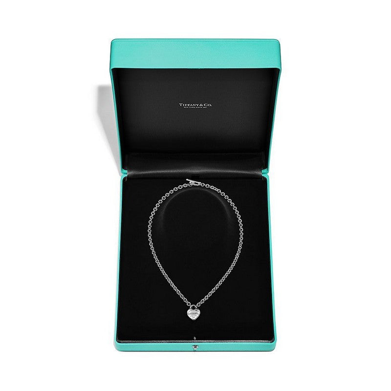 Return to Tiffany Full Heart Tag Chain Necklace