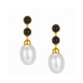 Bvlgari Pearl Earrings - 18K Yellow Gold