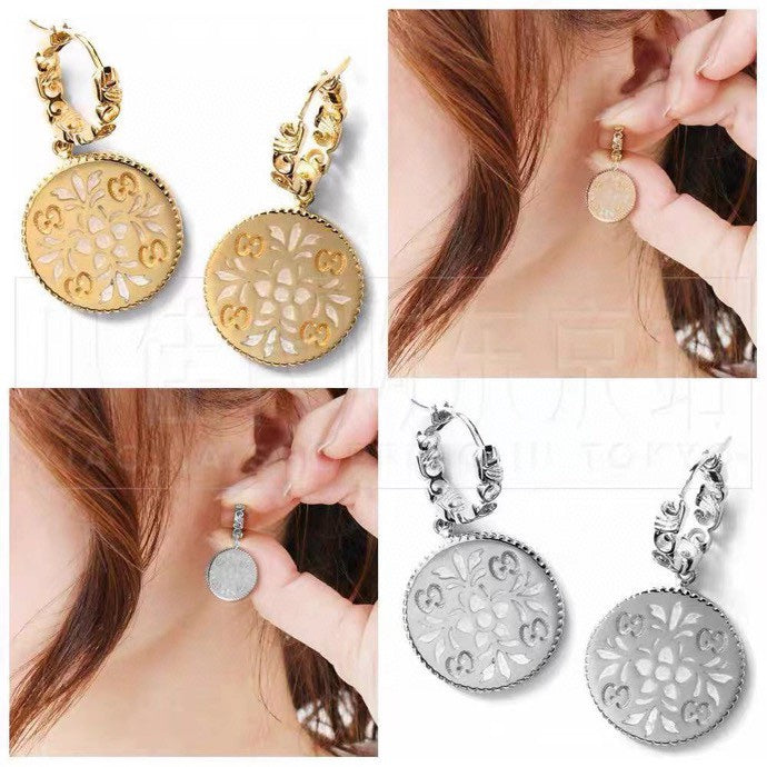 Gucci Double G Icon Blooms Earrings - 18K Gold